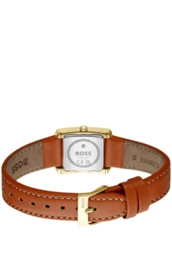 LUCY SCALA Leather-strap watch with square case