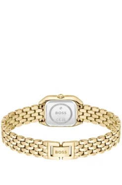 Mae Petite gold-tone watch with crystal-set bezel