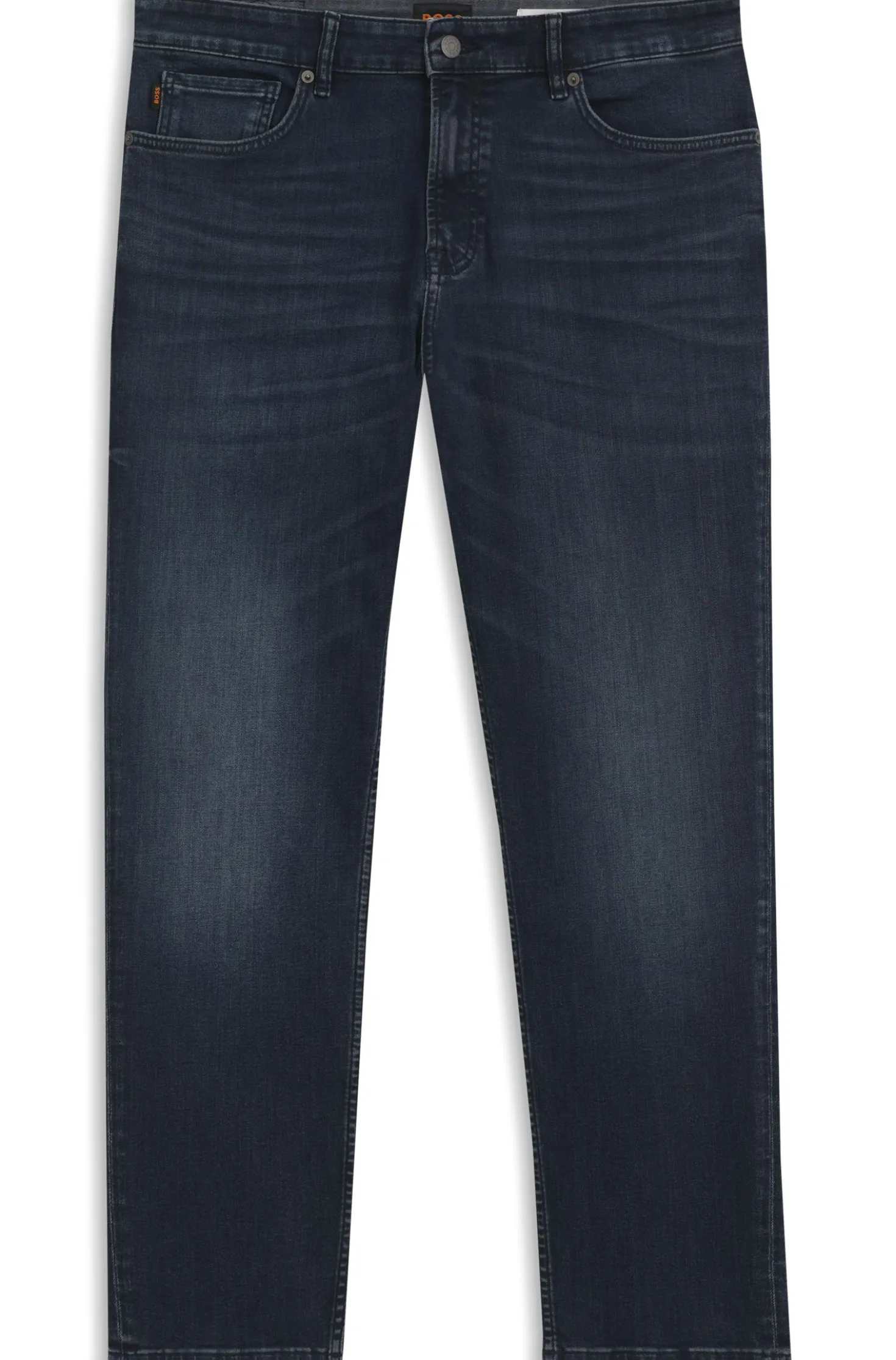 Maine regular-fit jeans in blue super-stretch denim