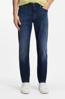 Maine regular-fit jeans in blue soft-motion denim