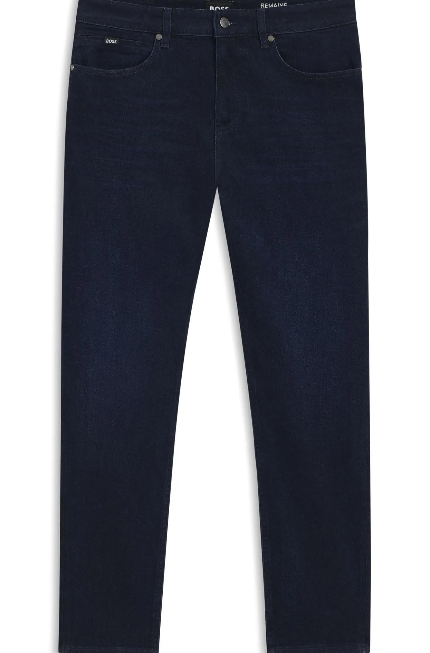 Maine regular-fit jeans in dark-blue denim