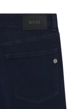 Maine regular-fit jeans in dark-blue denim