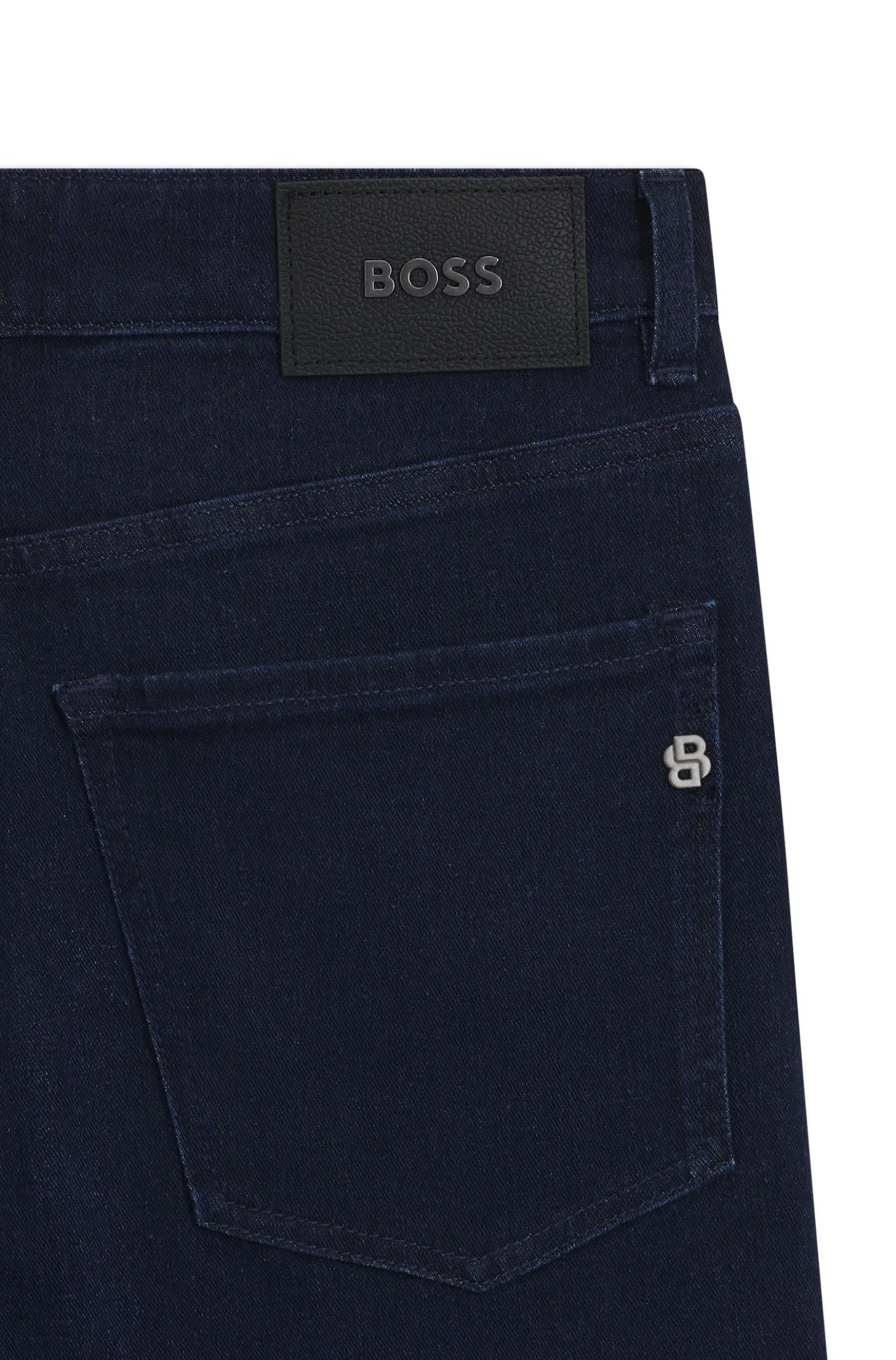Maine regular-fit jeans in dark-blue denim