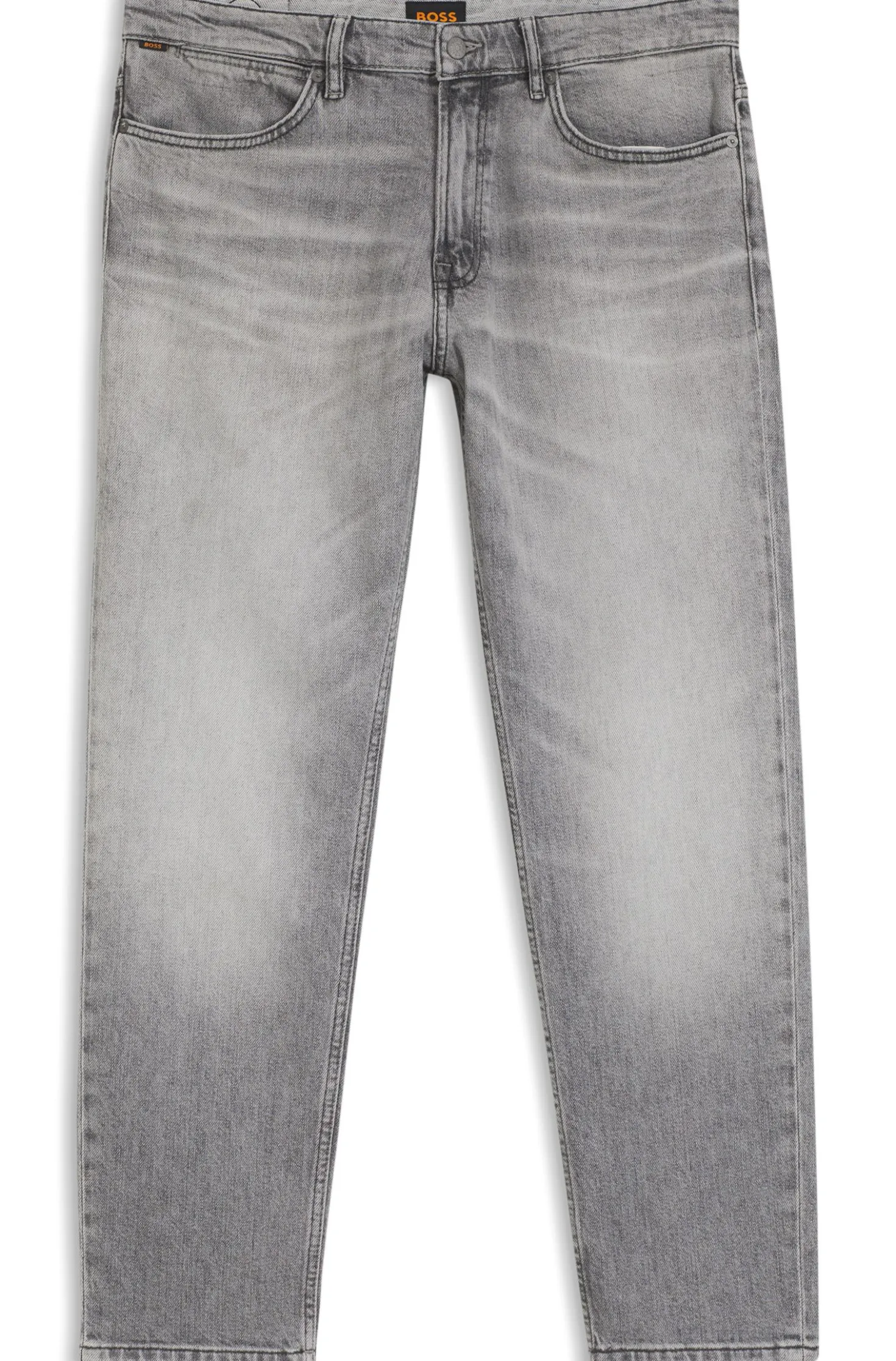 Maine regular-fit jeans in grey comfort-stretch denim