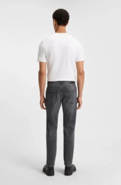 Maine regular-fit jeans in grey comfort-stretch denim