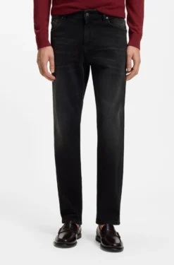 Maine regular-fit jeans in soft-touch denim