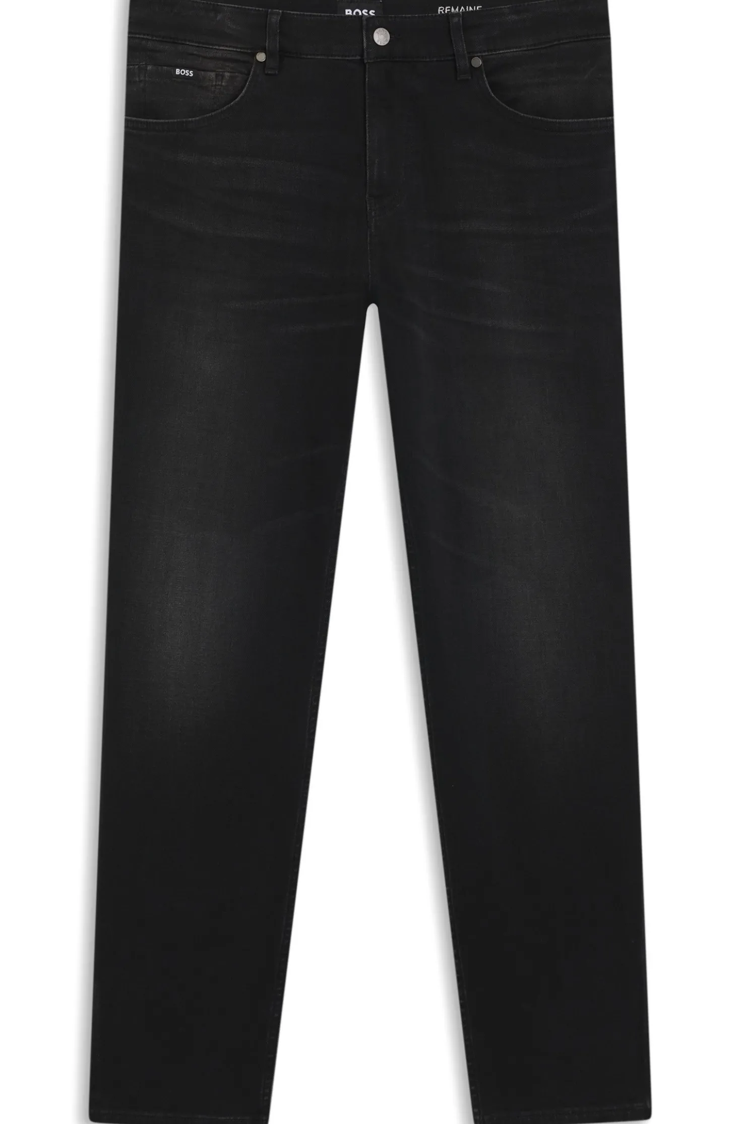 Maine regular-fit jeans in soft-touch denim