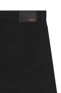Maine Regular-fit jeans in stay-black comfort-stretch denim