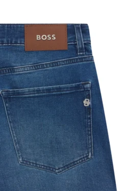 Maine regular-fit jeans in super-soft blue denim