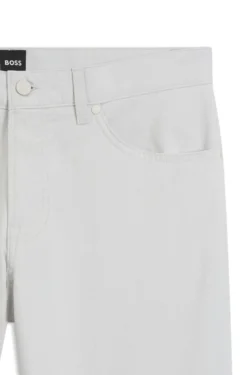 Maine regular-fit trousers in stretch-cotton dobby fabric