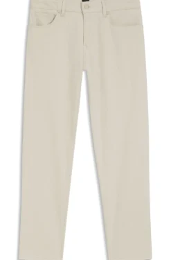 Maine regular-fit trousers in stretch-cotton dobby fabric