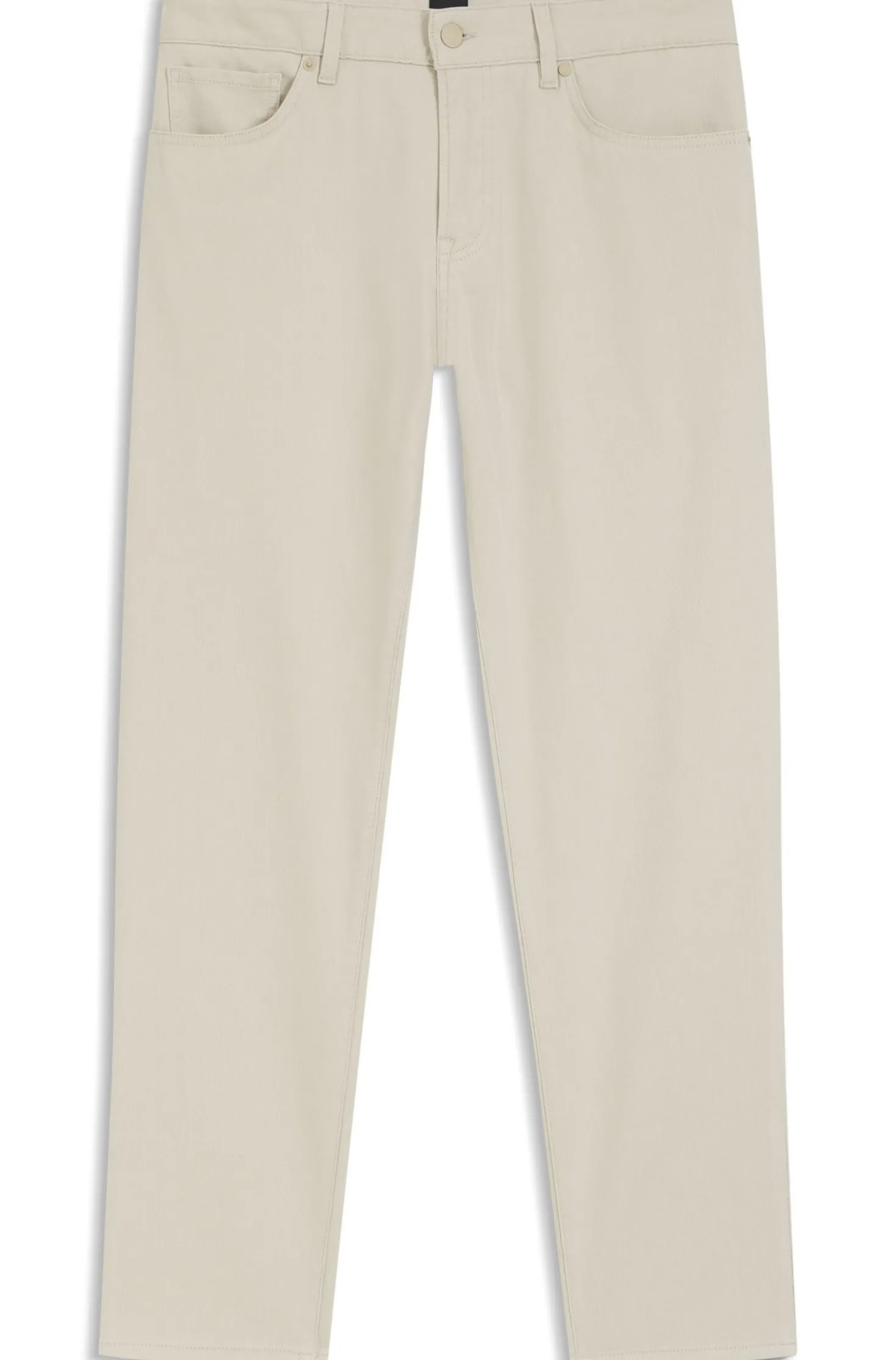 Maine regular-fit trousers in stretch-cotton dobby fabric