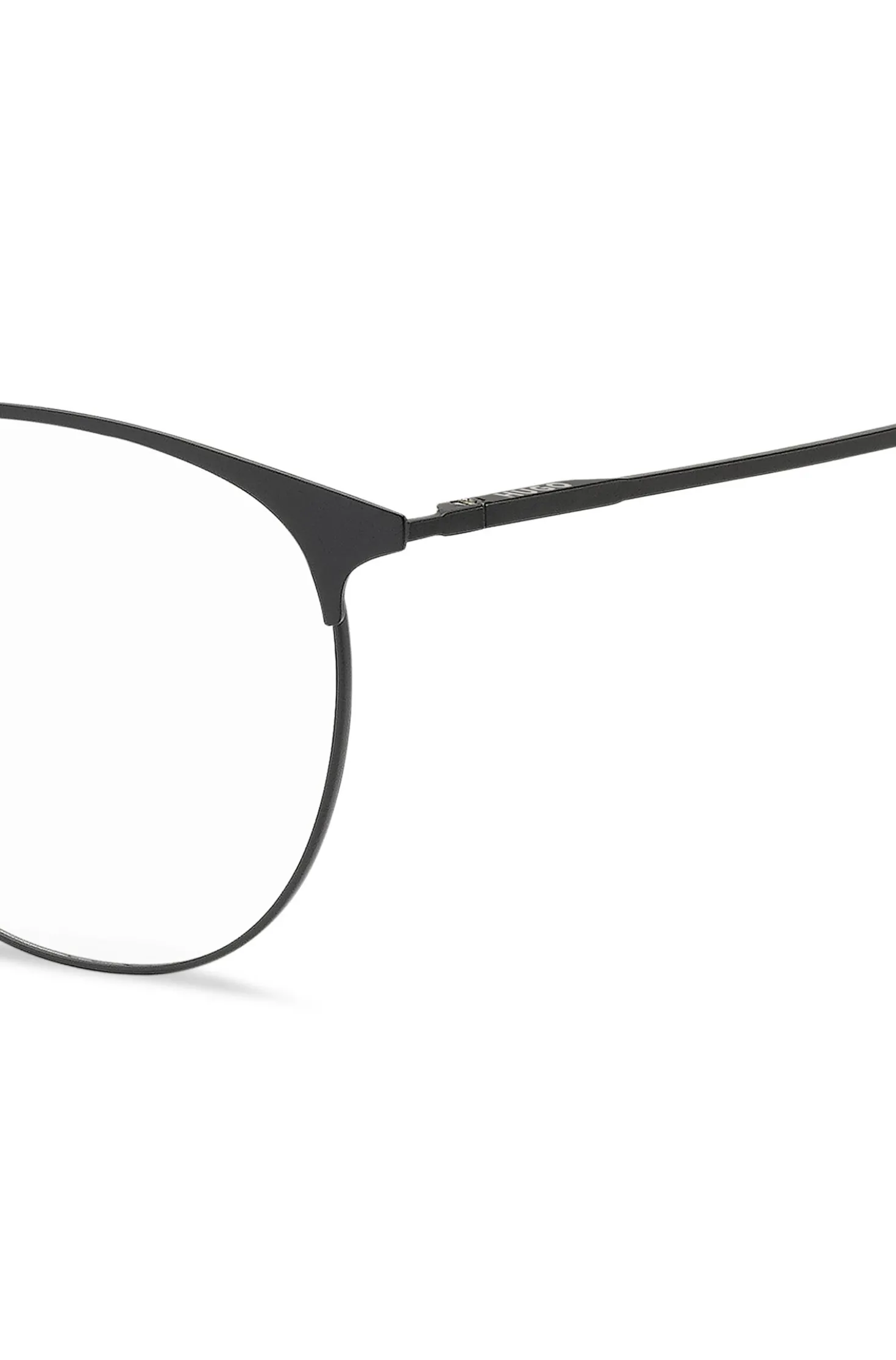 Matte-black optical frames in ultra-lightweight steel