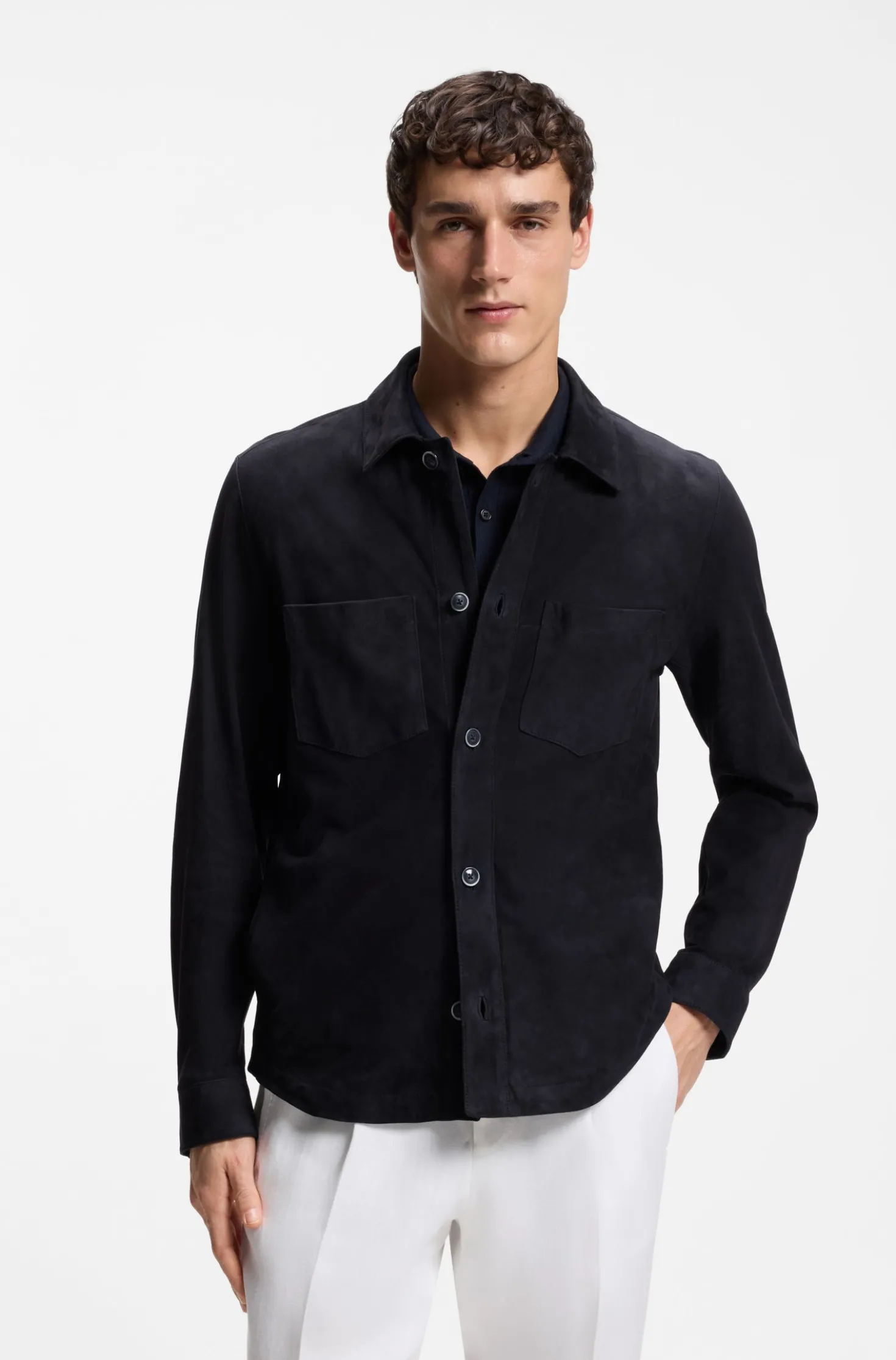Metis suede shirt with nappalan inner
