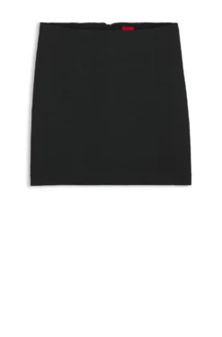 Mini skirt in bouclé fabric