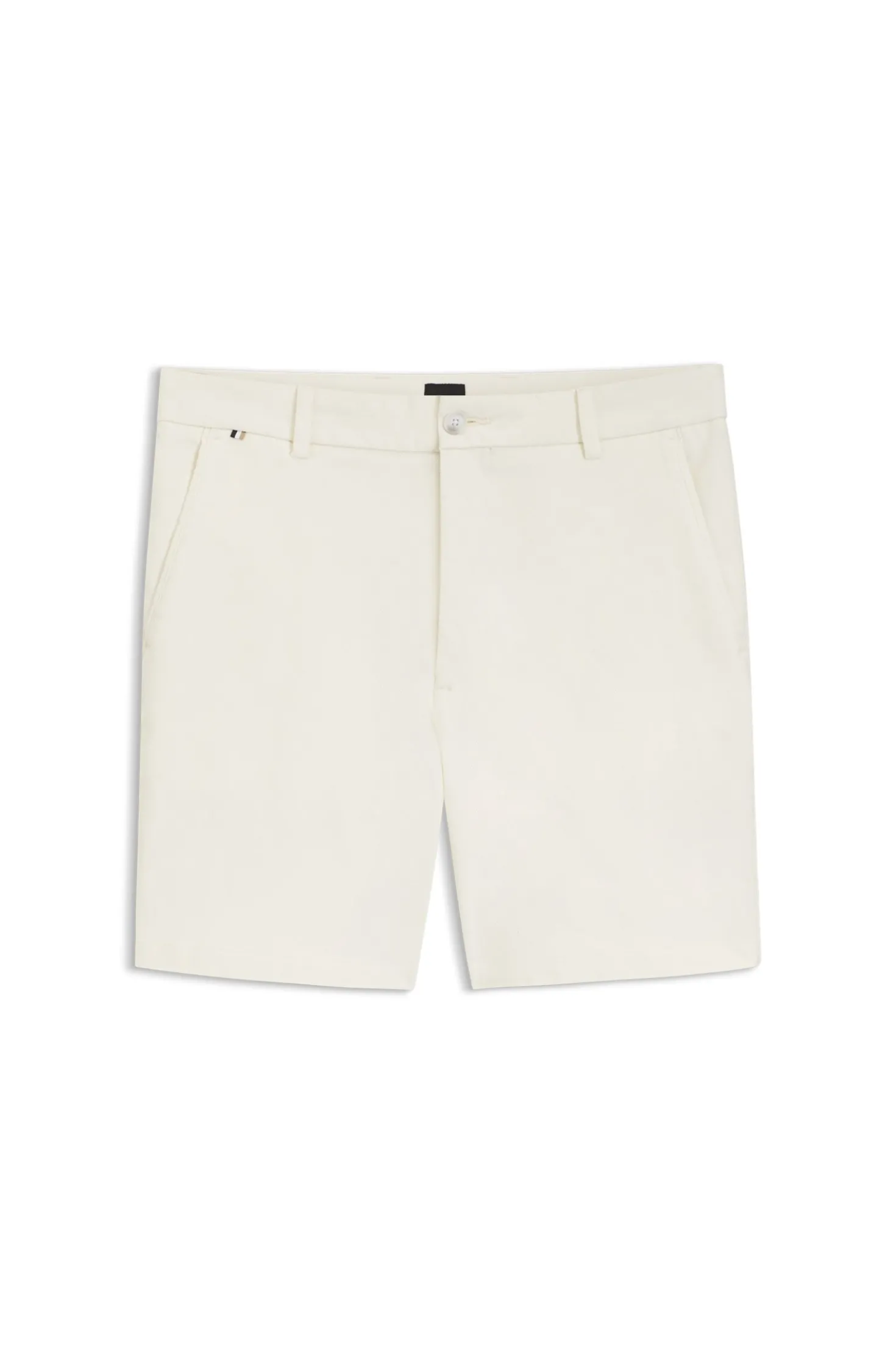 Modern-fit shorts in stretch cotton