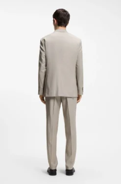 Modern-fit suit jacket in stretch twill