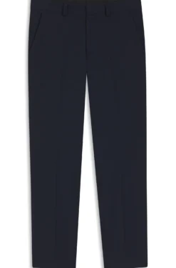 Modern-fit trousers in a performance-stretch wool blend