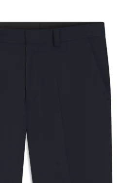 Modern-fit trousers in a performance-stretch wool blend