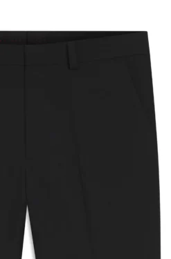 Modern-fit trousers in a performance-stretch wool blend