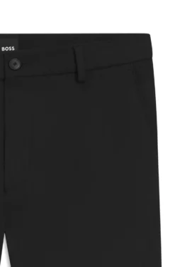 Modern-fit trousers in cotton-blend twill