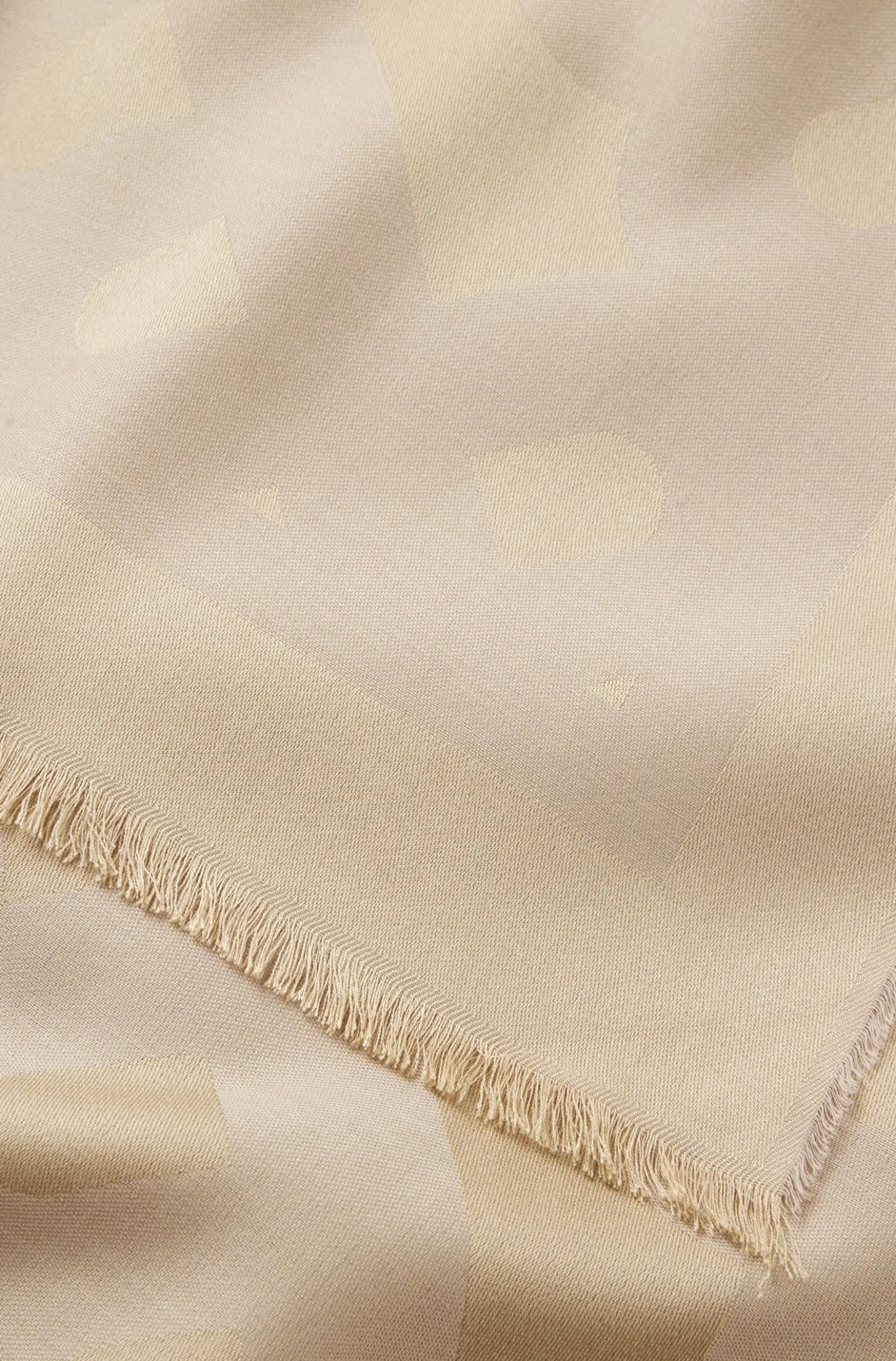 Monogram scarf in modal and wool