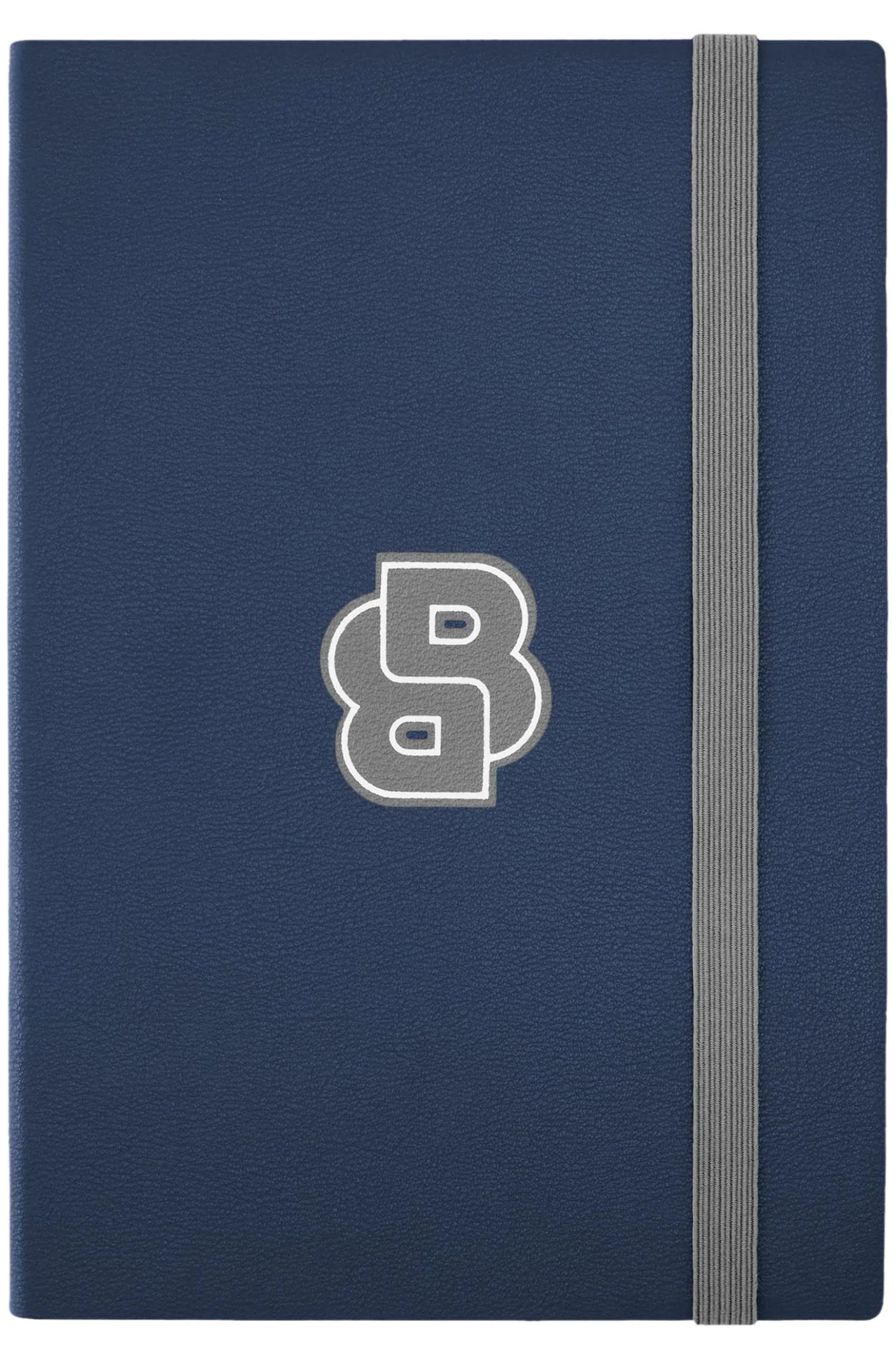 Navy A5 notebook with Double B monogram