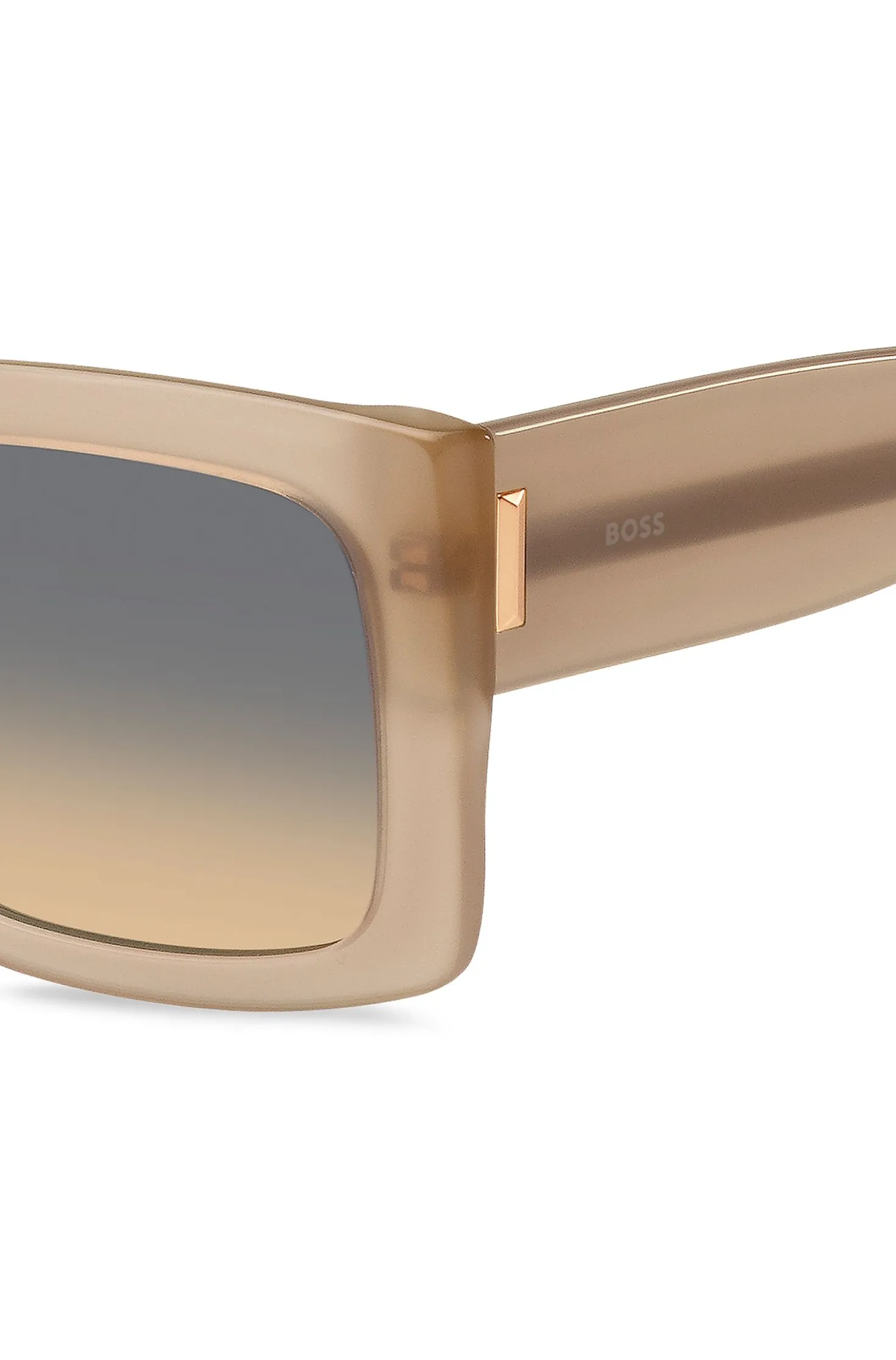 Opal bio-acetate sunglasses with signature hardware