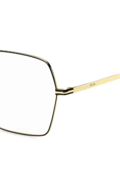Optical frames in ultra-thin gold-tone steel