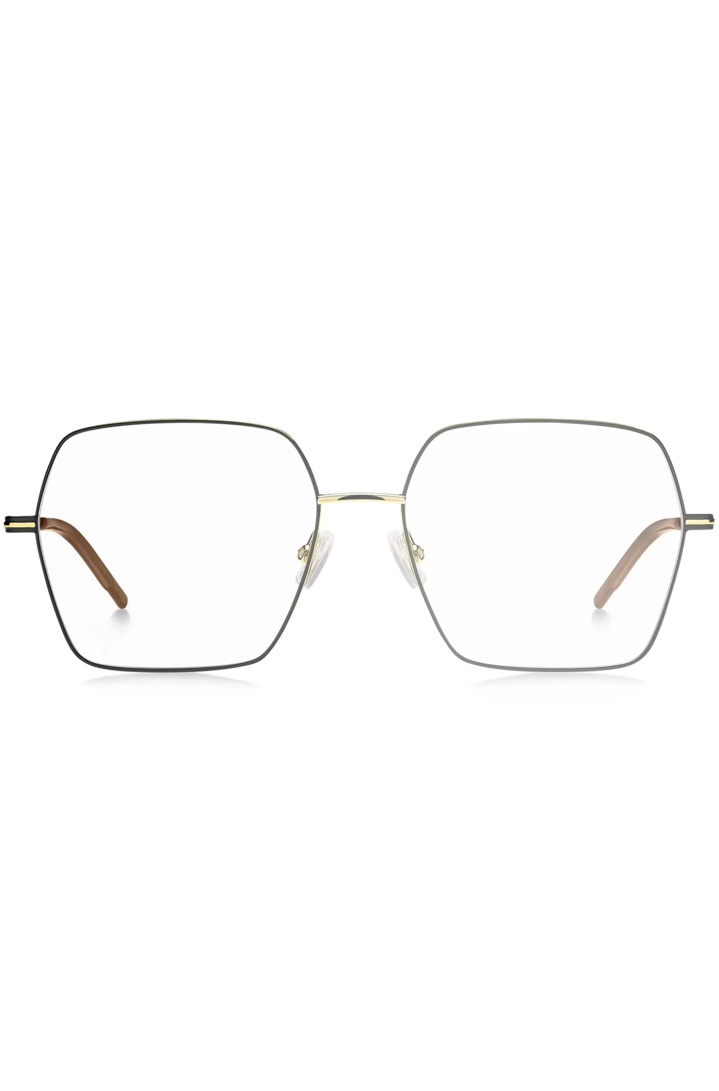 Optical frames in ultra-thin gold-tone steel