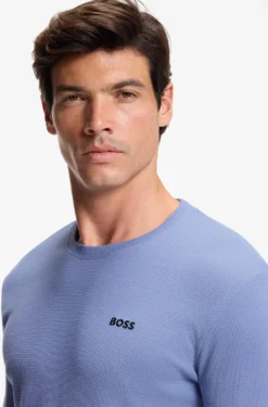 Ottoman pyjama T-shirt with embroidered logo