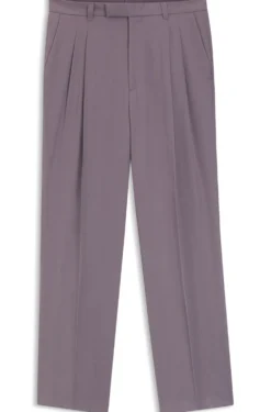 Oversized-fit trousers in draped twill