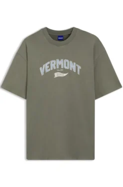 Oversized-fit T-shirt in cotton with graphic print