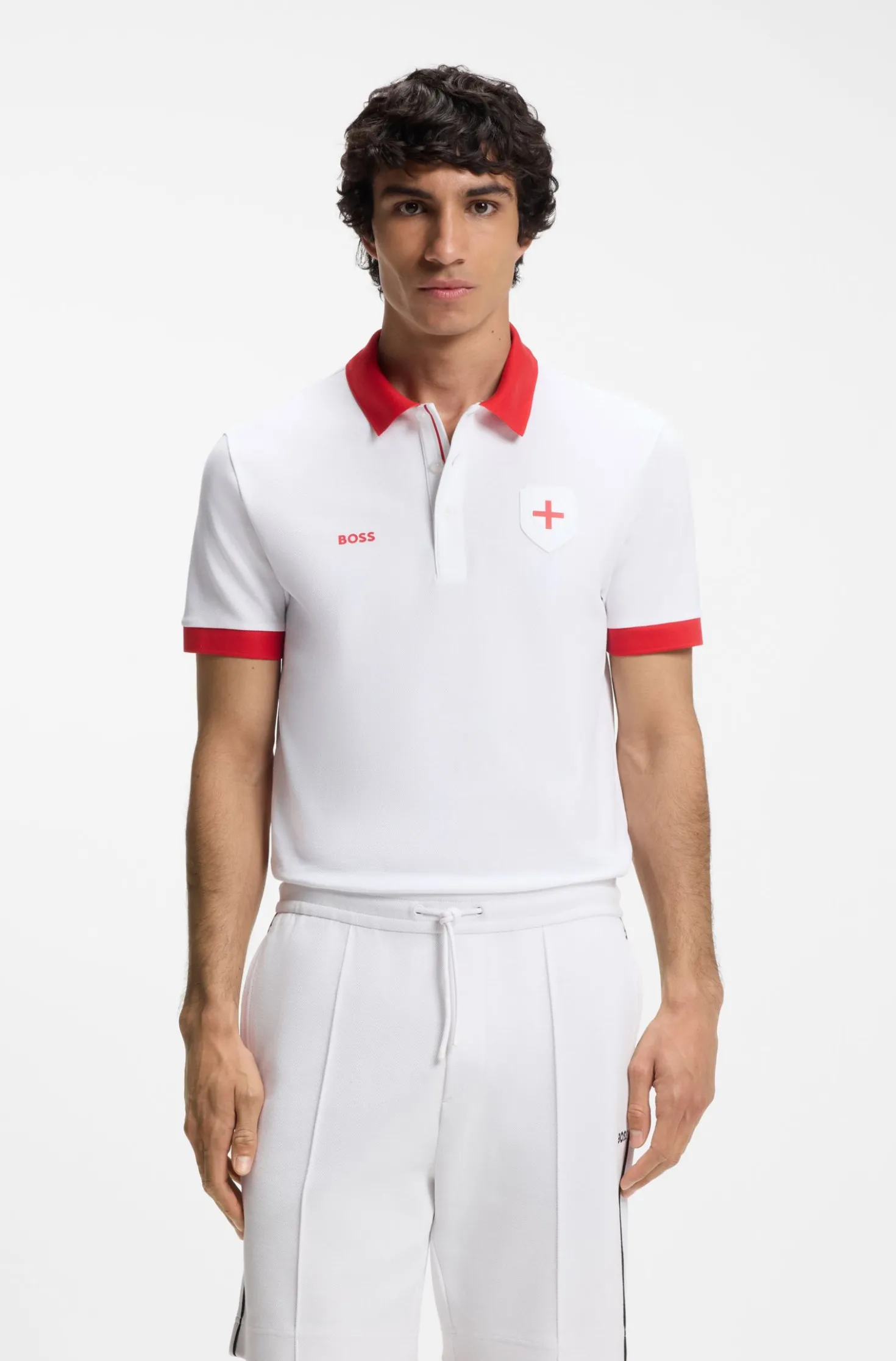 Paddy polo shirt with country flag