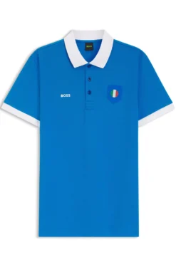 Paddy polo shirt with country flag