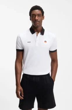 Paddy polo shirt with country flag