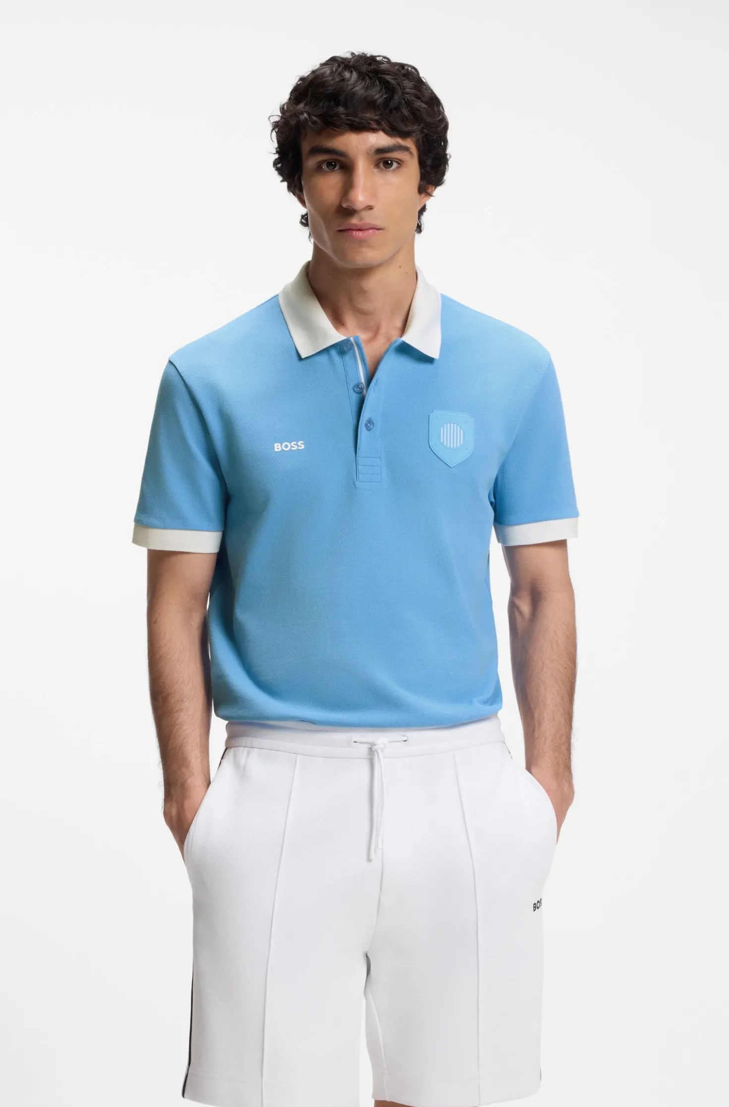 Paddy polo shirt with country flag