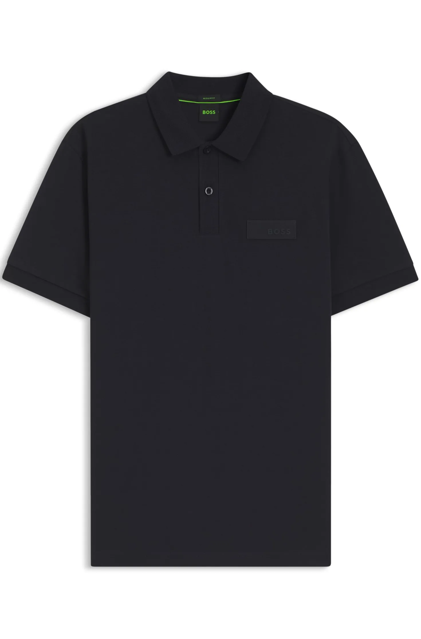 Paddy polo shirt with structured logo patch