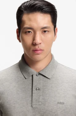 Pallas polo shirt in cotton piqué with embroidered logo