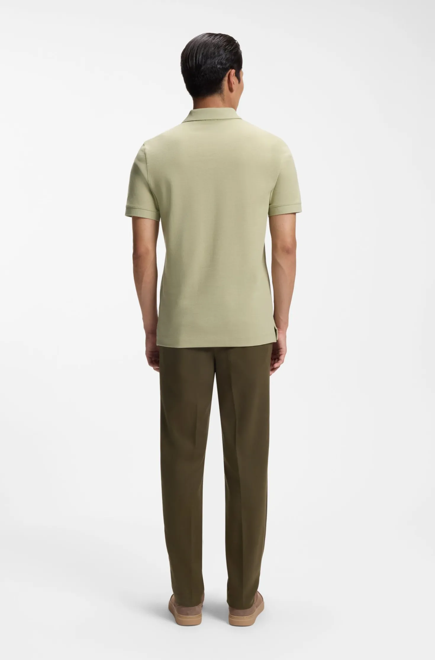 Pallas polo shirt in cotton piqué with embroidered logo