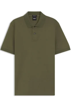 Pallas polo shirt in cotton piqué with embroidered logo