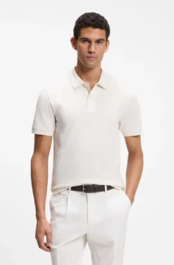 Pallas polo shirt in cotton piqué with embroidered logo