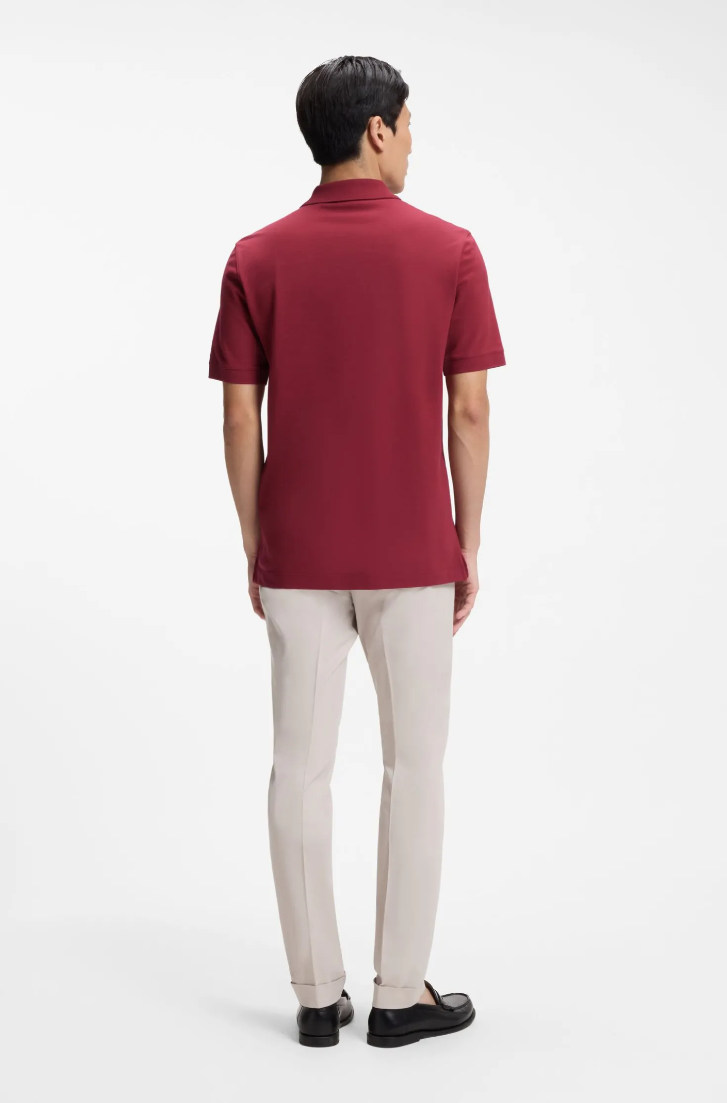 Pallas polo shirt in cotton piqué with embroidered logo