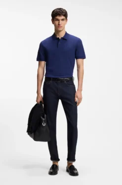 Pallas polo shirt in cotton piqué with embroidered logo