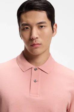 Pallas polo shirt in cotton piqué with embroidered logo