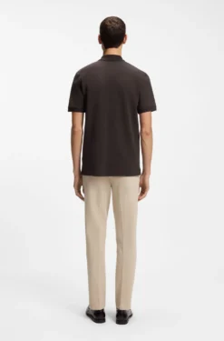 Pallas polo shirt in cotton piqué with embroidered logo