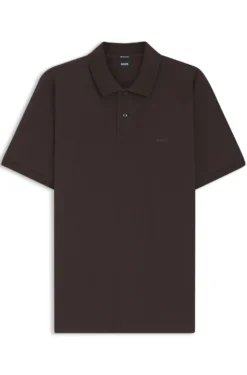 Pallas polo shirt in cotton piqué with embroidered logo