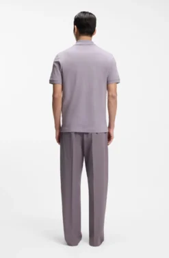 Pallas polo shirt in cotton piqué with embroidered logo