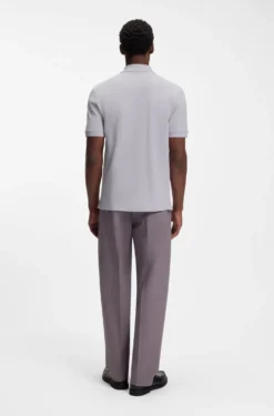 Pallas polo shirt in cotton piqué with embroidered logo