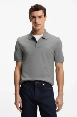 Pallas polo shirt in cotton piqué with embroidered logo